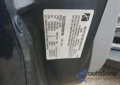 2003 Saturn Vue from USA, damaged, VIN 5GZCZ53B43S851982